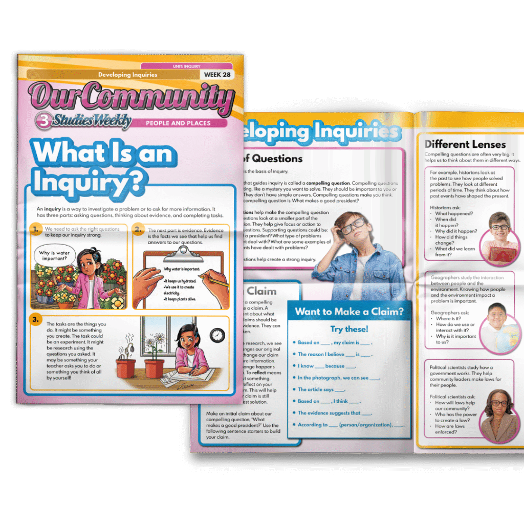 Studies Weekly What Is an Inquiry publication