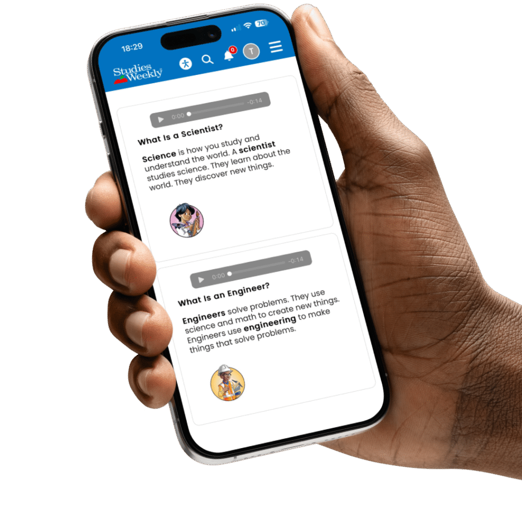 Interactive Article Tools in Studies Weekly Online