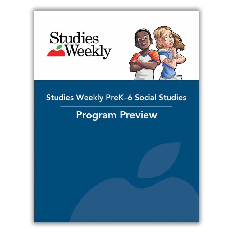 Image of the Cover of the Studies Weekly 2025 Social Studies Program Preview