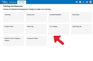 Teacher PD Screenshot
