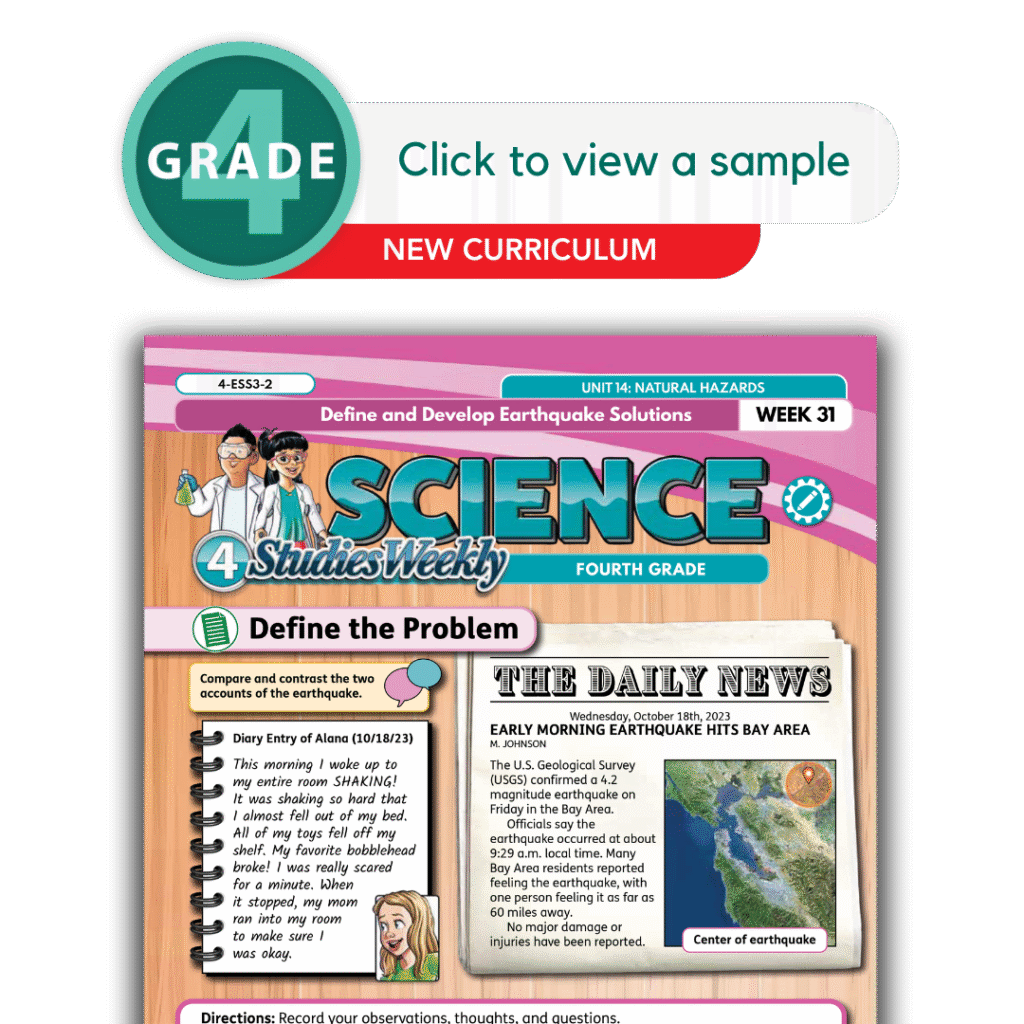 Studies Weekly Science Curriculum 4th Grade
