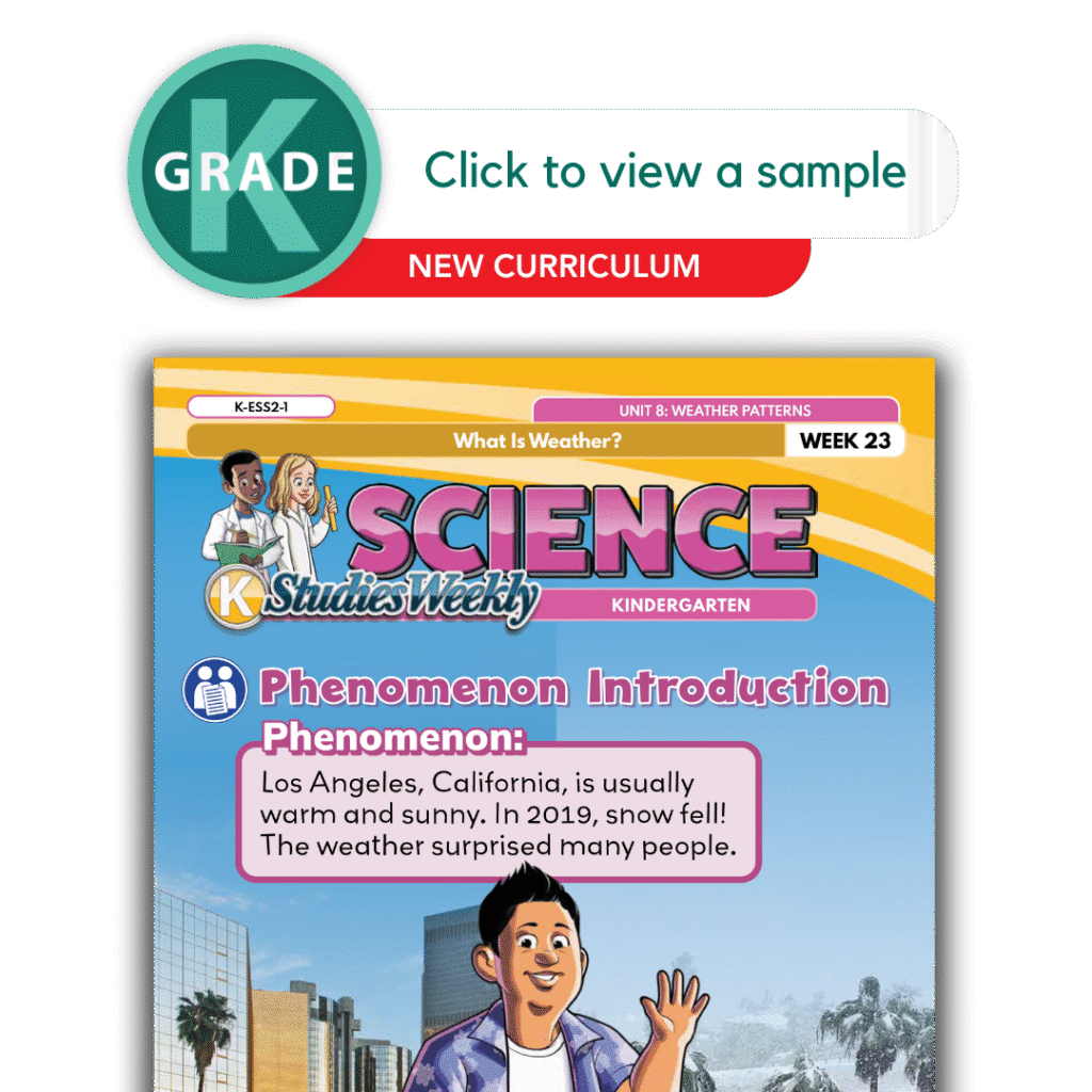 Studies Weekly Science Curriculum Kindergarten