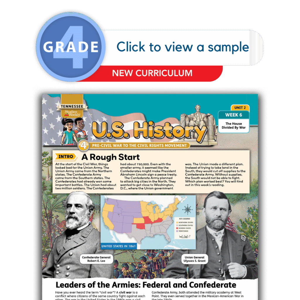 Tennessee Social Studies 4th Grade