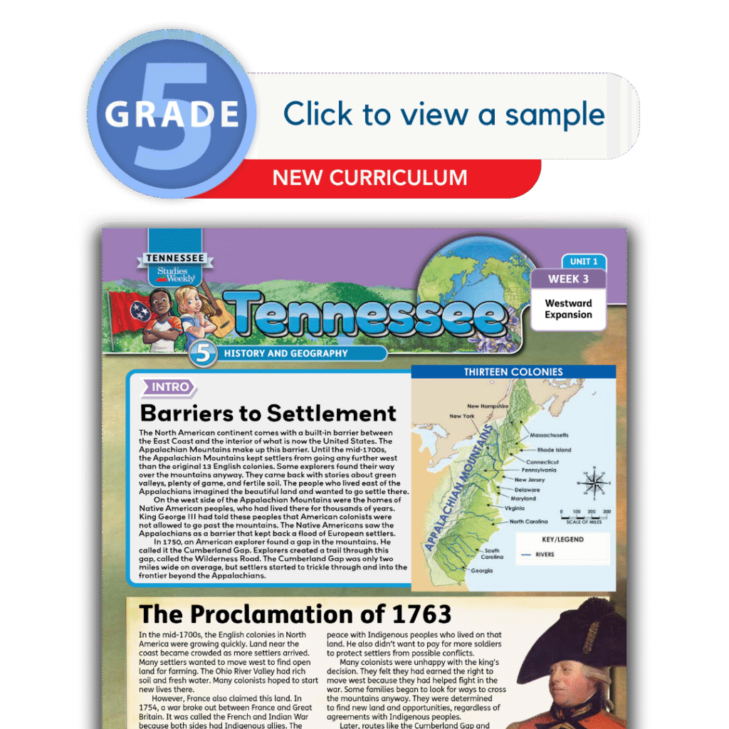 Tennessee Social Studies 5th Grade