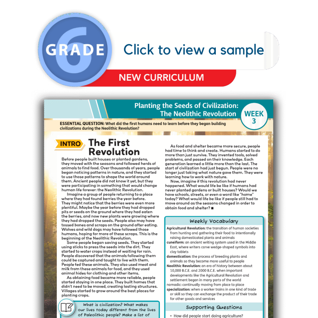 Tennessee Social Studies 6th Grade