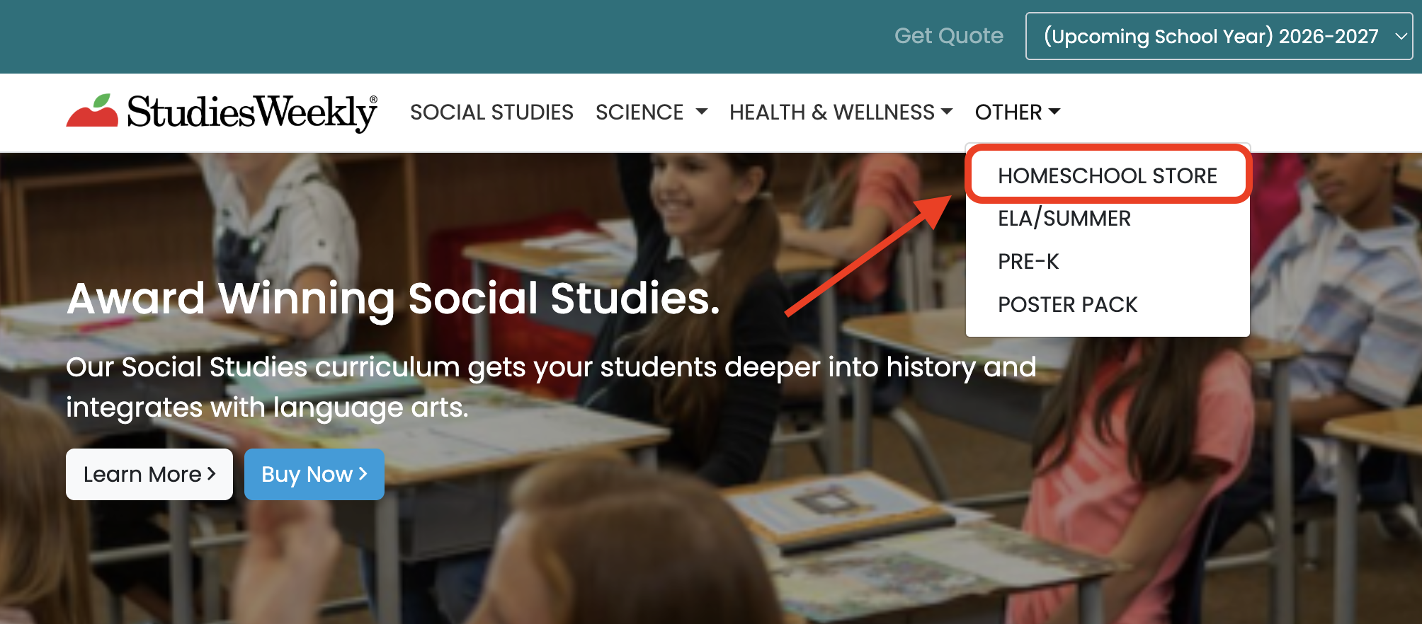 Homeschool store