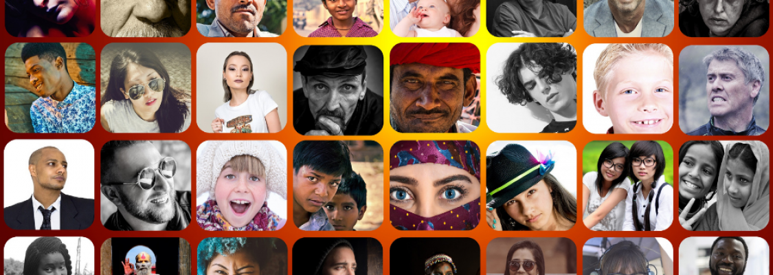 Diversity, Equity, and Inclusion A series of photos of people from different cultures, promoting diversity.