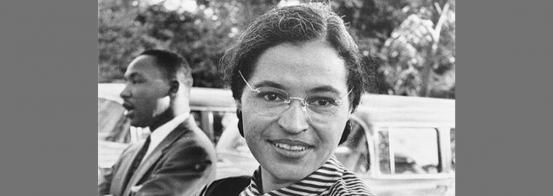Rosa Parks with MKL Rosa Parks with Martin Luther King Jr.