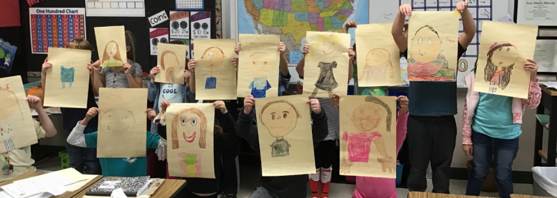 Sandra Bradshaw, Texas Studies Weekly Teacher Sandra Bradshaw's second grade class