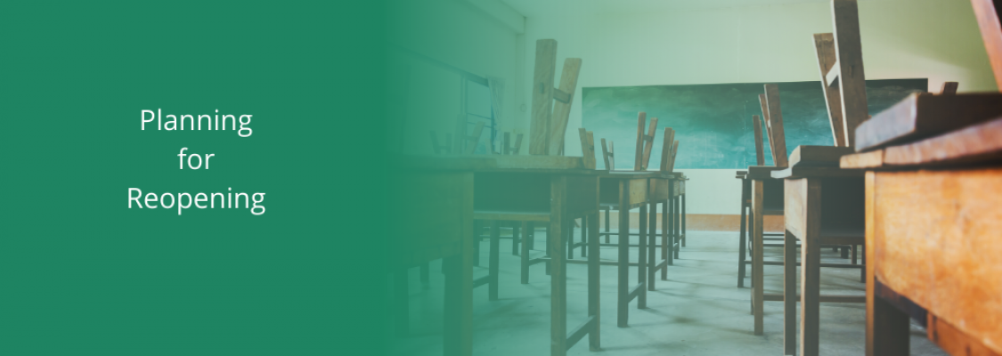 Planning Ahead to 2020-2021 An Empty Classroom from School Closures