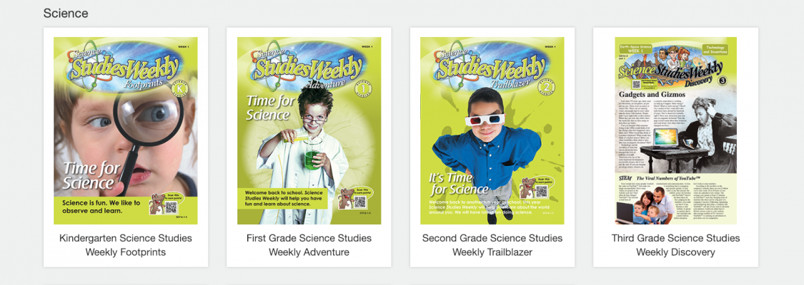 Studies Weekly Science K-6 Science curriculum